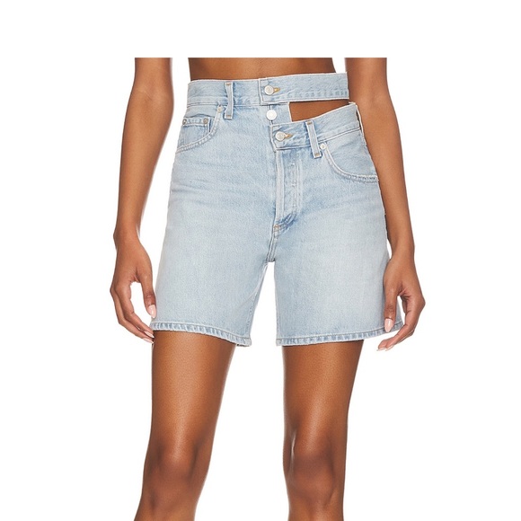 Agolde Broken Waistband Short - Picture 1 of 5